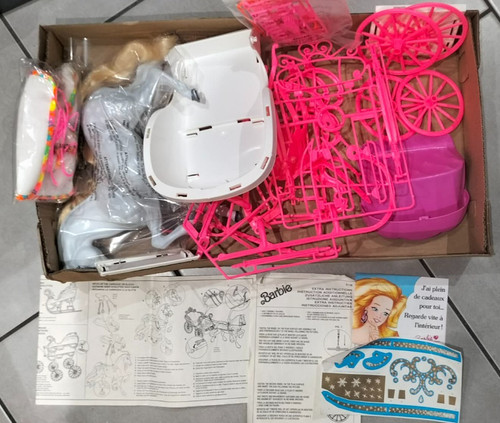 Barbie kutsche schlitten pferd - schlitten,